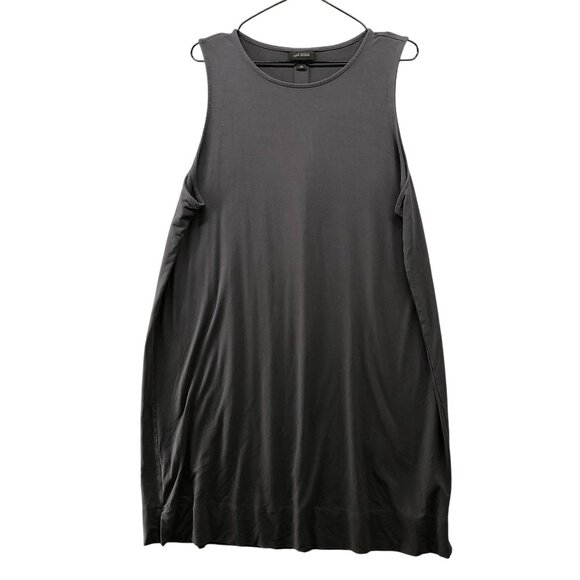 J. Jill Tank Dress Womens XLP Gray Wearever Collection Pullover Mini Jersey Knit - Picture 1 of 8